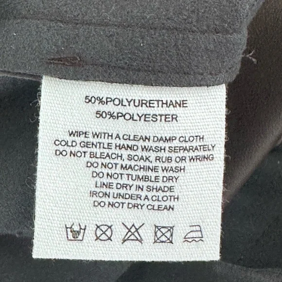 Rumored Straight Shooter  Lace-Up Pants in Black Coffee Size Small Pre-owned - Picture 12 of 12